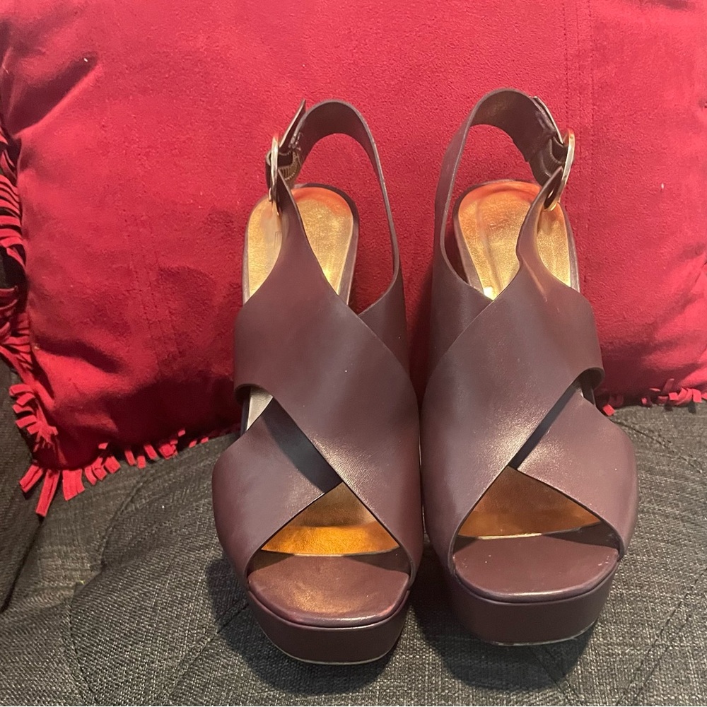 Ted Baker Leather Women's Slingback Platform Sandals